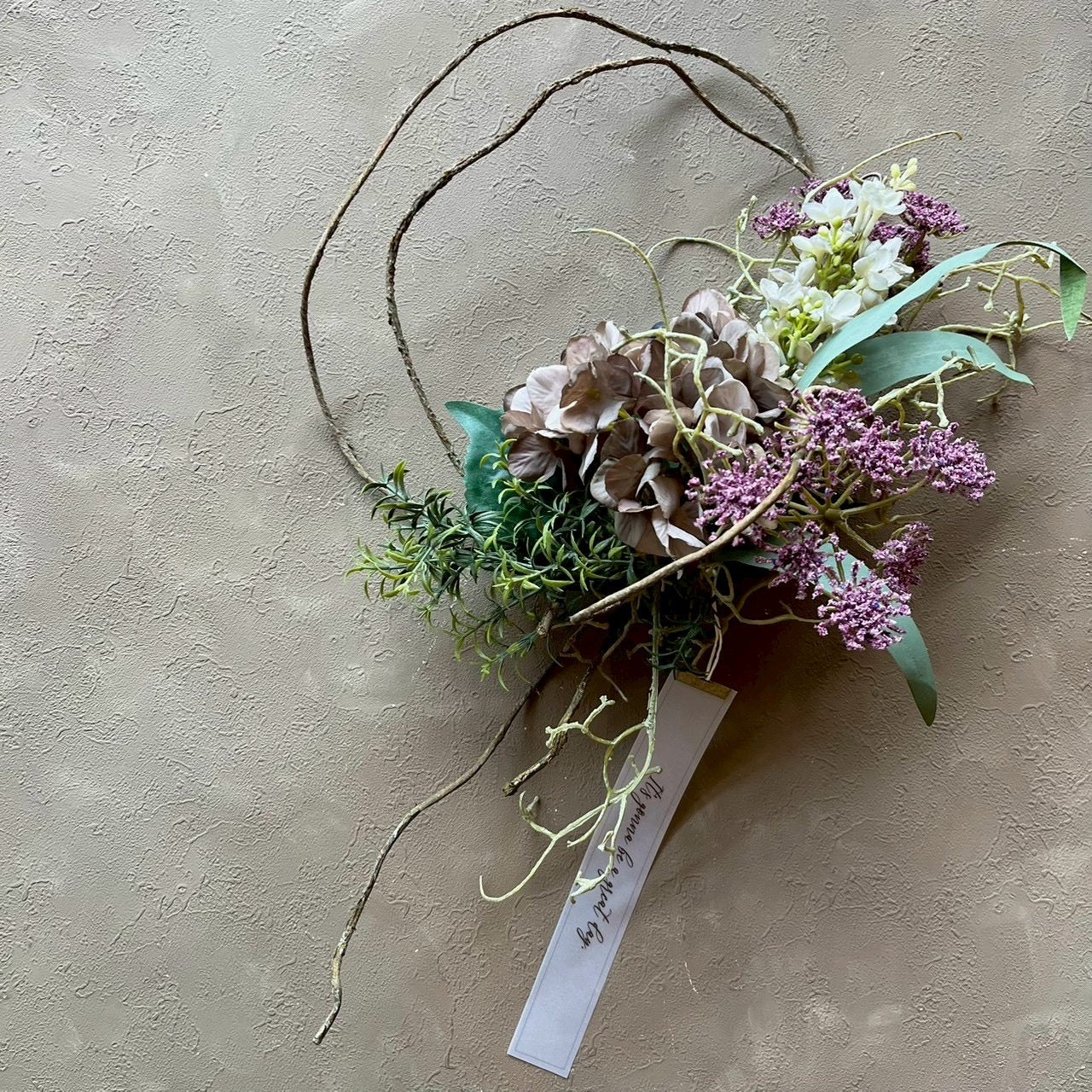 紫陽花シャビーリース